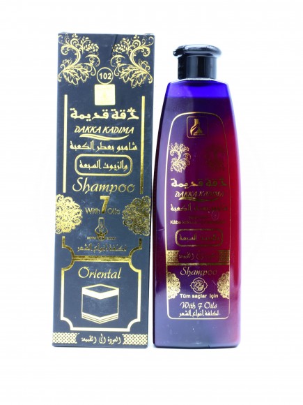 Шампунь (мужской) Dakka Kadima с 7 маслами с добавлением парфюма кааба 540 мл 