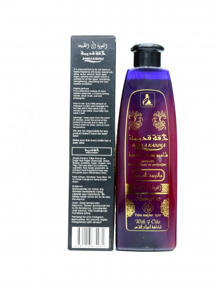 Шампунь (мужской) Dakka Kadima с 7 маслами с добавлением парфюма кааба 540 мл 