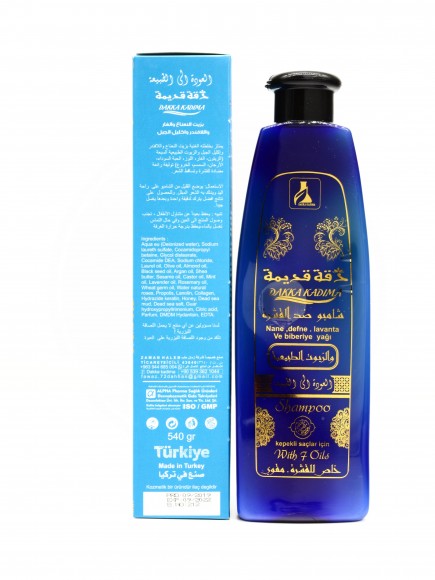 Шампунь Dakka Kadima (от перхоти и выпадения волос) с 7 маслами 540 мл Шампунь Dakka Kadima (от перхоти и выпадения волос) с 7 маслами 540 мл