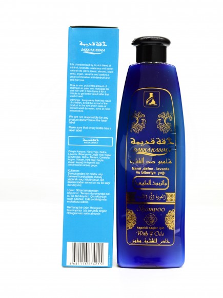 Шампунь Dakka Kadima (от перхоти и выпадения волос) с 7 маслами 540 мл Шампунь Dakka Kadima (от перхоти и выпадения волос) с 7 маслами 540 мл