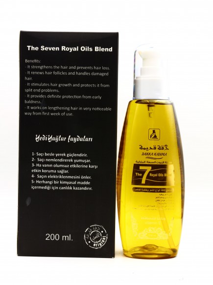 Масло для волос Dakka Kadima с 7 маслами и витамином E Масло для волос Dakka Kadima с 7 маслами и витамином E