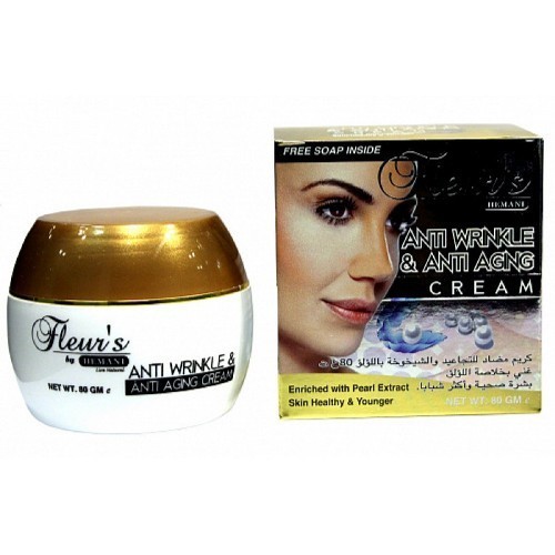 Крем Hemani Fleur's Anti Aging Anti Wrinkle 80gr Крем Hemani Fleur's Anti Aging Anti Wrinkle 80gr