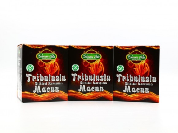 Комплект из 3 шт. Эпимедиумная паста Lokman Ada - Tribuluslu Macun 230 гр
