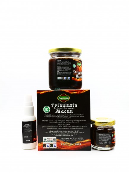3 в 1 Эпимедиумная паста Lokman Ada - Tribuluslu Macun 230 гр