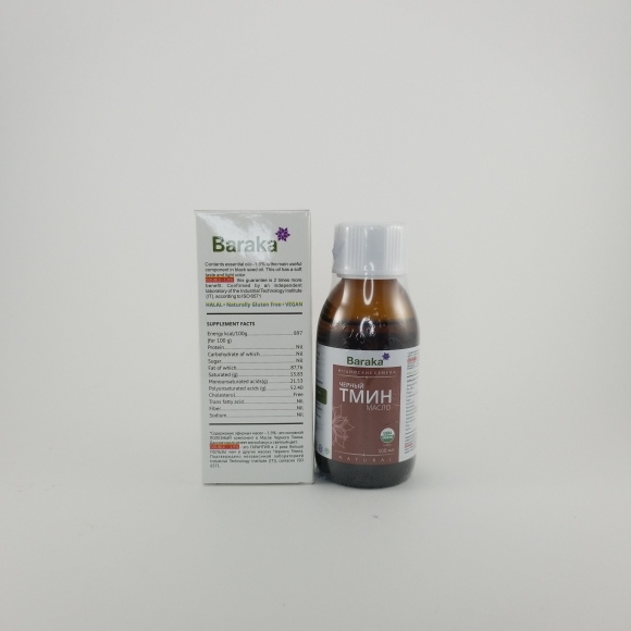 Baraka - Масло черного тмина Индийские семена 100 мл 