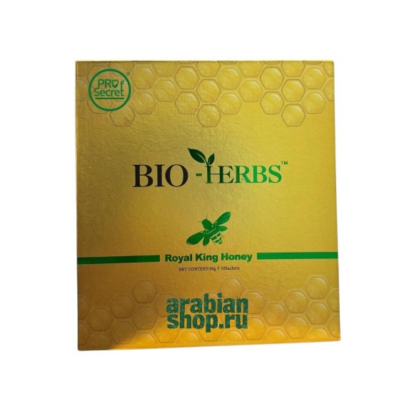 Королевский мед Bio-Herbs для мужского здоровья био хербс
