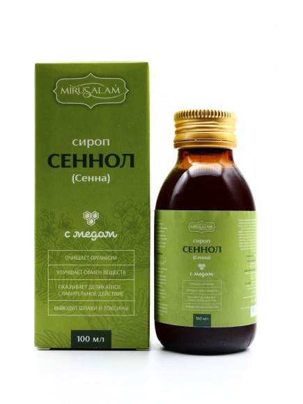 Сироп Сеннол с медом Mirusalam 100 мл Сироп Сеннол с медом Mirusalam 100 мл