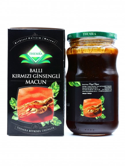 Медовая паста с женшенью Balli kirmizi ginsengli Themra 440 гр Медовая паста с женшенью Balli kirmizi ginsengli Themra 440 гр