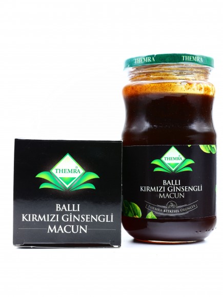 Медовая паста с женшенью Balli kirmizi ginsengli Themra 440 гр Медовая паста с женшенью Balli kirmizi ginsengli Themra 440 гр