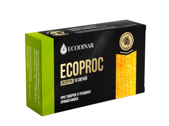 Ecodinar Ecoproc Экопрок 10 свечей