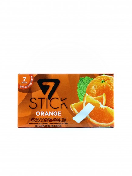 Жевательная резинка со вкусом апельсина Stick 