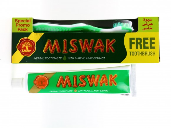 Зубная паста Dabur - Miswak 190 гр + Зубная щетка