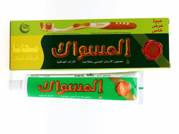 Зубная паста Dabur - Miswak 190 гр + Зубная щетка Зубная паста Dabur - Miswak 190 гр + Зубная щетка