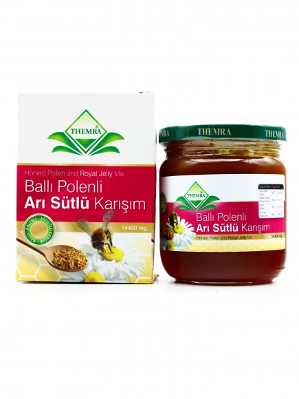 Themra - Balli Polenli Ari Sutlu Karisim 240 гр (Мёд с маточным молочком и пыльцой для иммунитета)