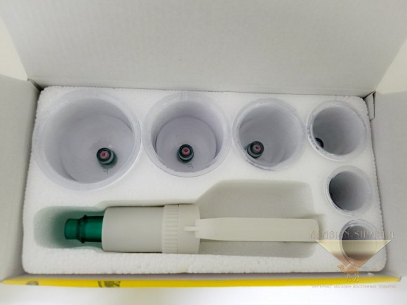 Аппарат для хиджамы и вакуумного массажа ABC 6 банок