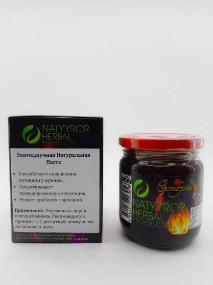 Natyyror Herbal - Epimediumlu Makum, Эпимедиумная паста 240 гр Natyyror Herbal - Epimediumlu Makum, Эпимедиумная паста 240 гр